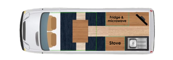 Fridge & microwave